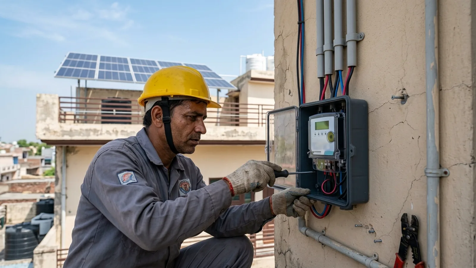 Net metering in Haryana explained — DHBVN & UHBVN, step by step