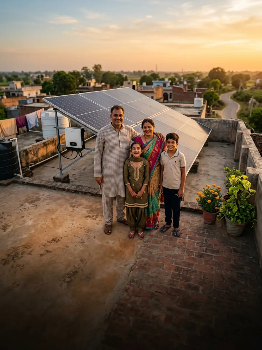Homes with rooftop solar