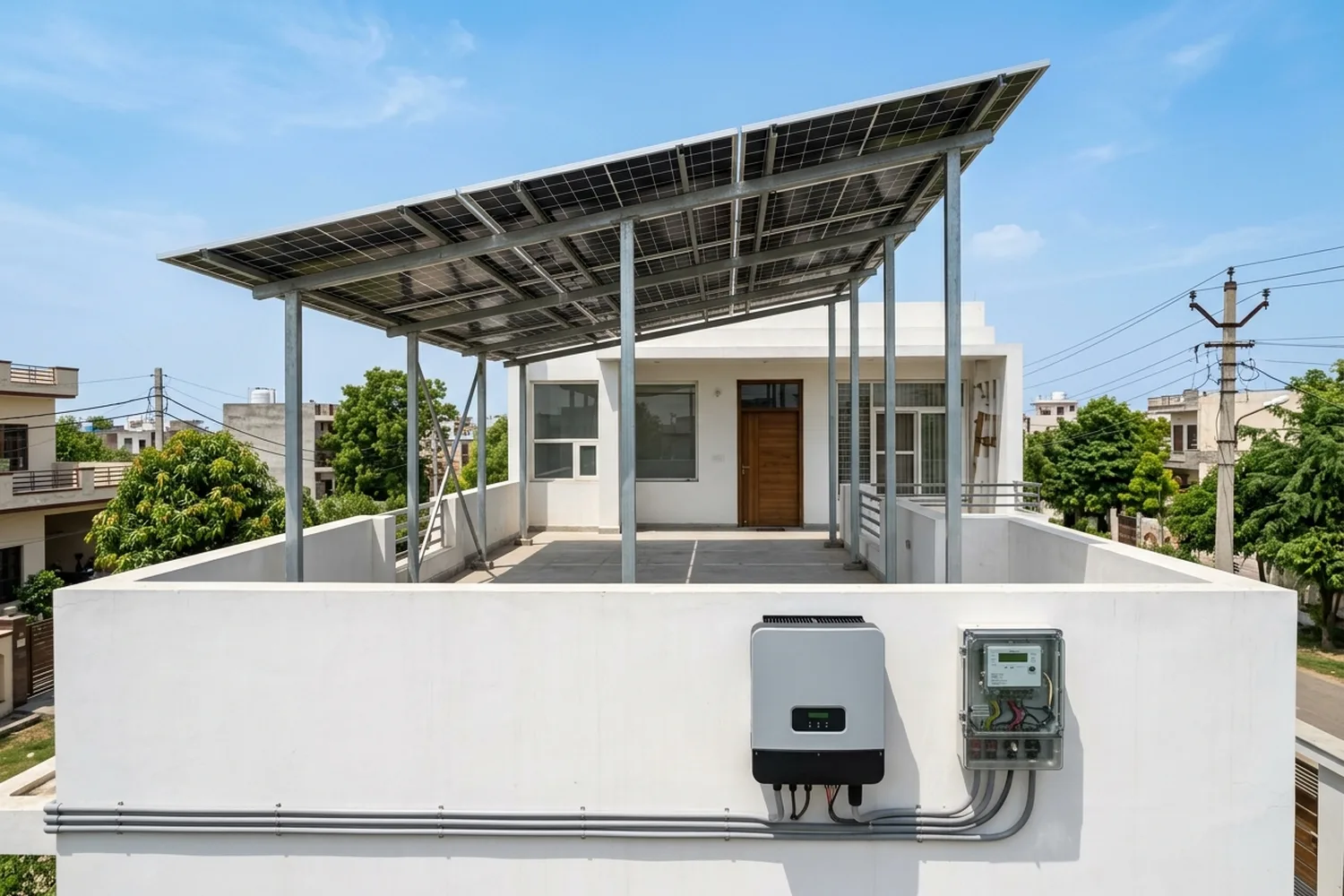 How an on-grid solar system works